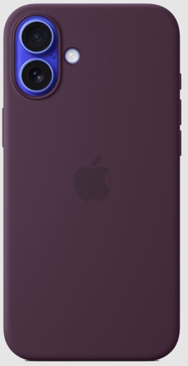 

Apple for iPhone 16 Plus Silicone Case with MagSafe Plum (MYYD3)