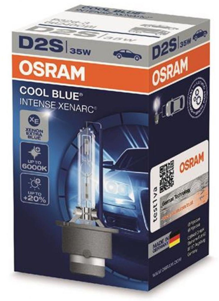 Акція на Лампа ксеноновая Osram D2S 66240CBI Cool Blue Intense +20% 1шт від Stylus