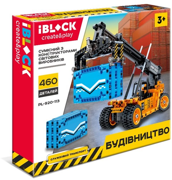 

Конструктор Iblock Стройка, 460 дет. (PL-920-113)