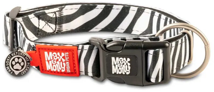 Акція на Ошейник Max & Molly Smart Id Collar - Zebra/L для собак (4897039633578) від Stylus