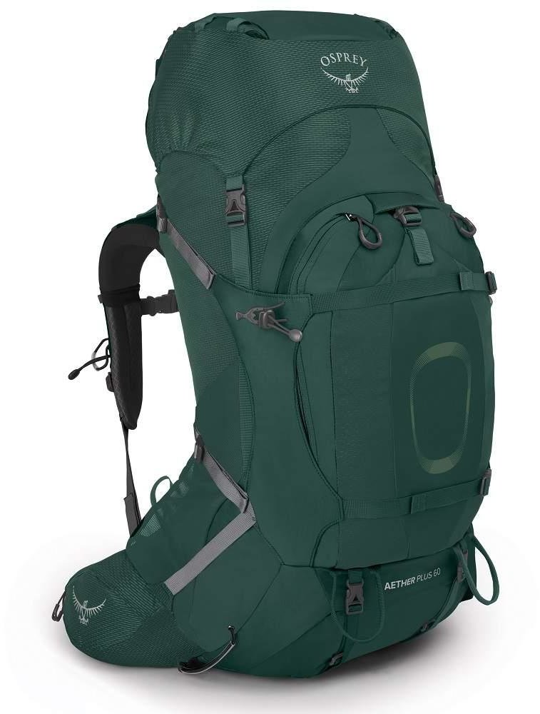 

Рюкзак туристический Osprey Aether Plus 60 Axo Green S/M зеленый (009.2440)