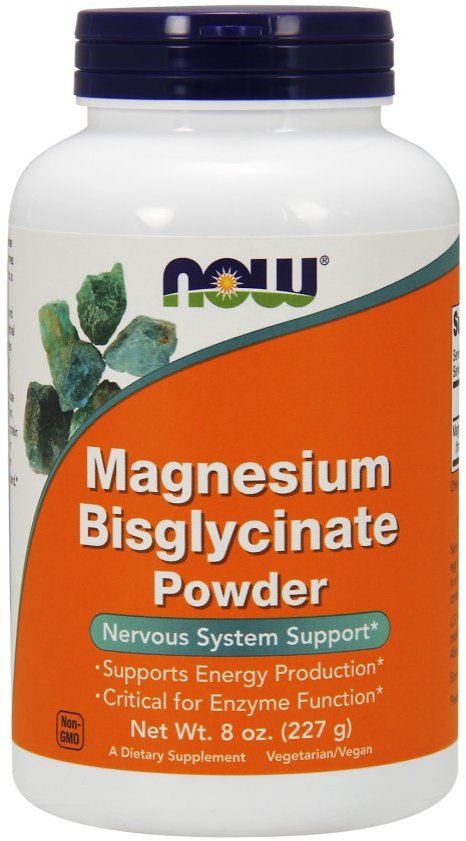 

Now Foods Magnesium Bisglycinate Powder 227 g /91 servings/ Pure