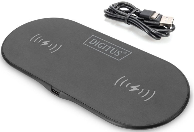 Акція на Digitus Wireless Charger Dual 15W Black (DA-10082) від Stylus