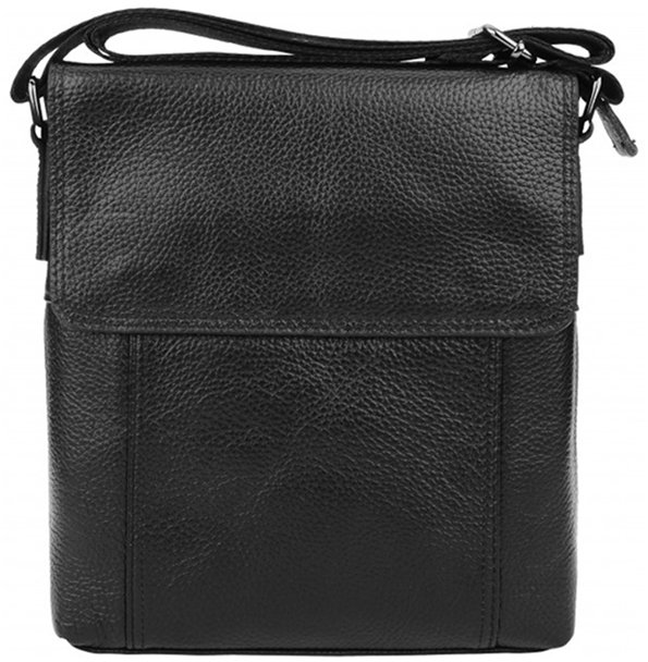 

Чоловіча сумка планшет Borsa Leather чорна (1t8153m-black)