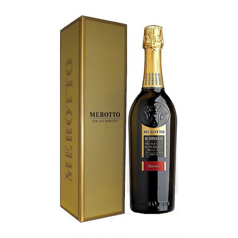 Акція на Игристое вино Merotto Bareta Prosecco Superiore Brut (0,75 л) (BW40409) від Stylus