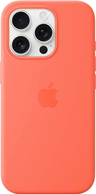 

Apple iPhone 16 Pro Silicone Case з MagSafe - Tangerine (MDFY4ZM/A)