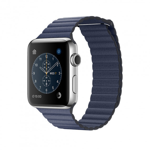 

Fashion Leather Loop Band Blue (45823) for Apple Watch 42/44/45mm