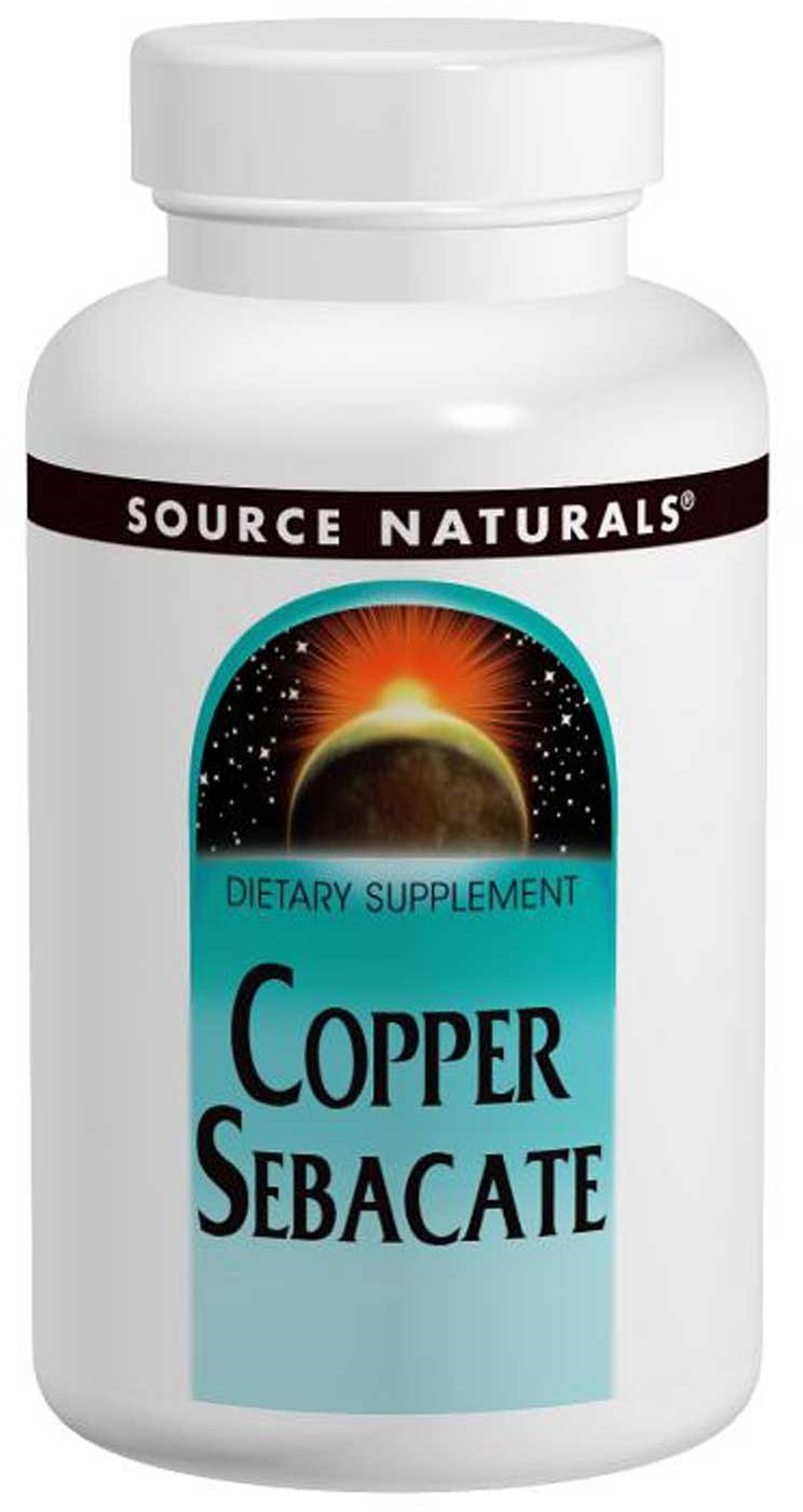 

Source Naturals Copper Sebacate, 22 mg, 120 Tab