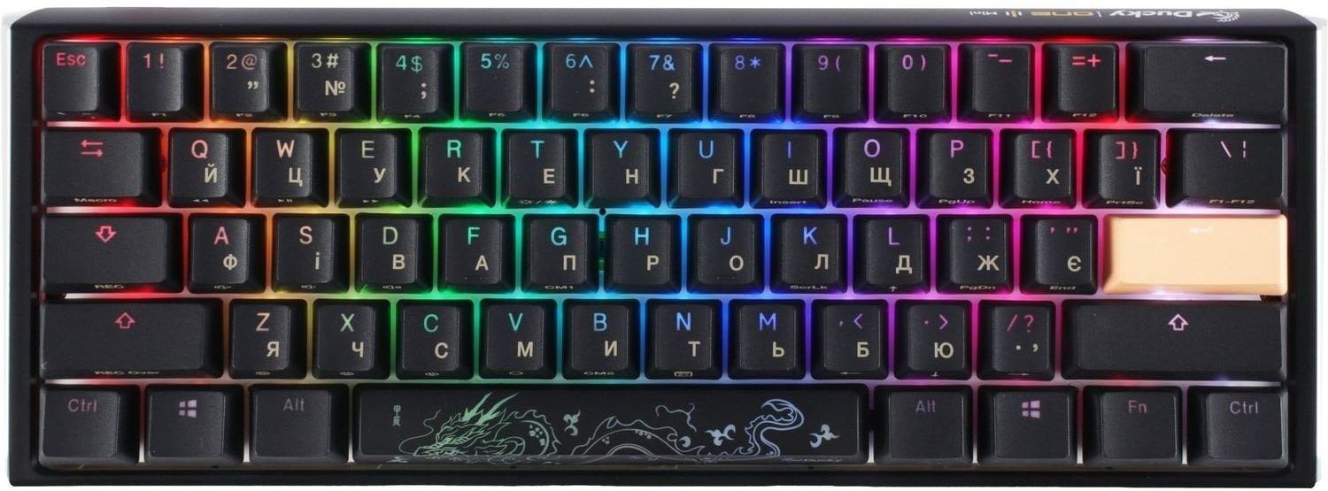 Акція на Ducky One 3 Mini Cherry Mx Red Rgb Black Ua (DKON2161ST-RUAPXCLAWSC1) від Stylus