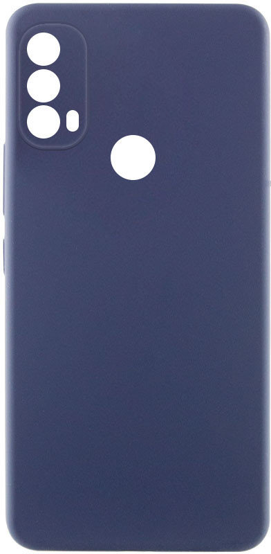 

Lakshmi Case Silicone Cover Full Camera Midnight Blue for Motorola Moto E40