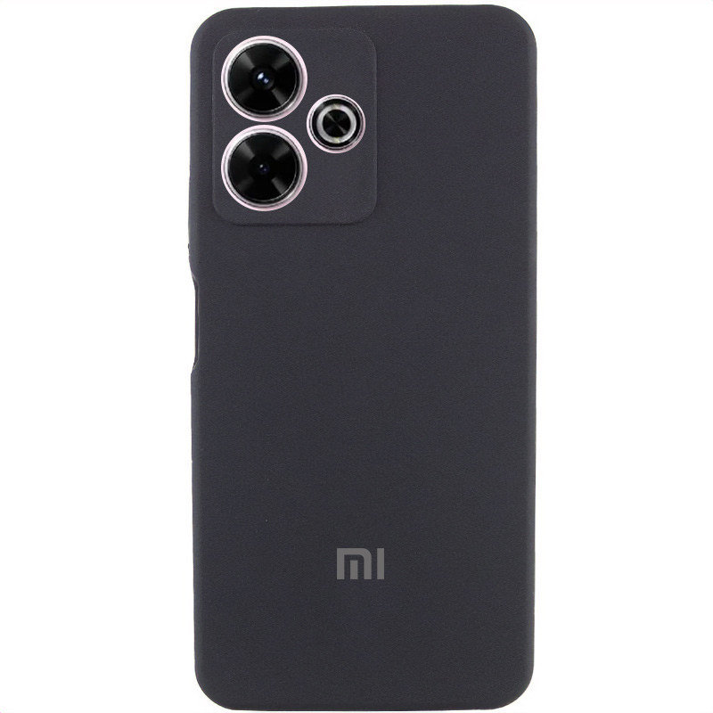 

Lakshmi Premium Silicone Case з Logo Full Camera Black для Xiaomi Redmi 13 4G / Poco M6 4G