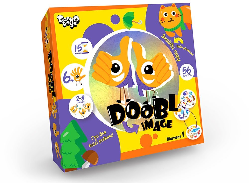 

Настольная Развлекательная игра Danko Toys Doobl Image укр