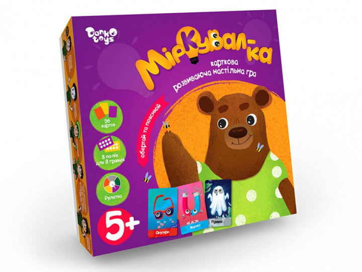 

Настольная Развивающая игра Danko Toys Міркувал-ка укр