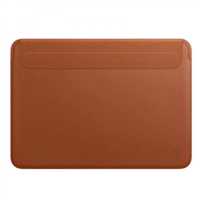 Акция на Wiwu Skin Pro 2 Leather Sleeve Brown для MacBook Pro 16" M3 | M2 | M1 от Y.UA