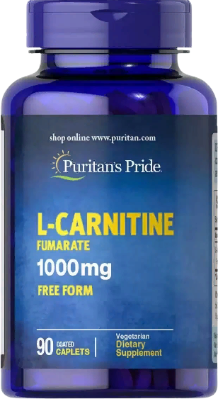 

Puritan's Pride L-Carnitine Fumarate 1000 mg L-карнітин фумарат 90 капає