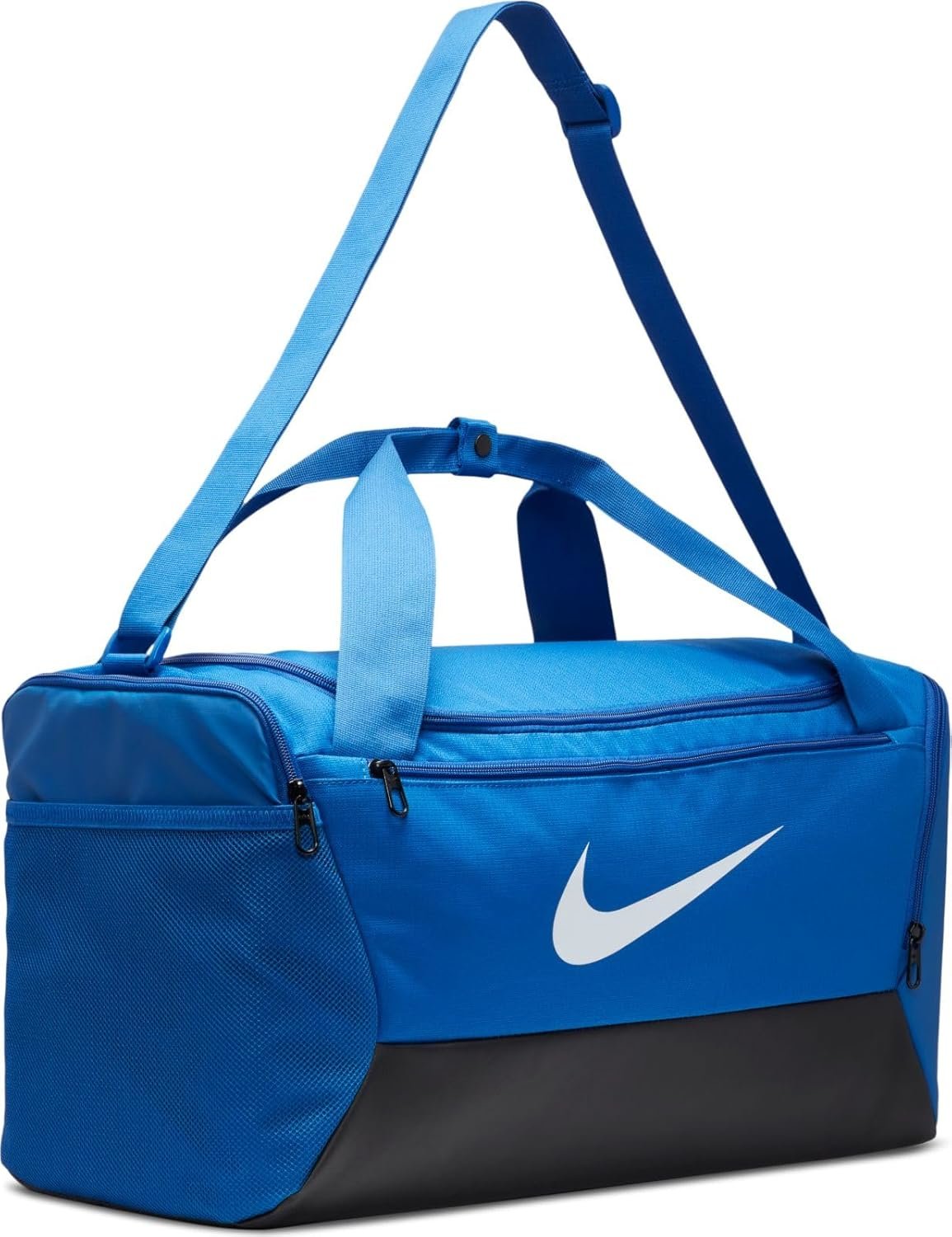 

Сумка Nike Nk Brsla S Duff - 9.5 41L черно-синяя Уни 51x28х28 см (DM3976-480)