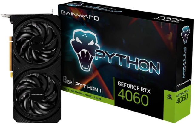 Акція на Gainward GeForce Rtx 4060 Python Ii (471056224-4496) від Stylus