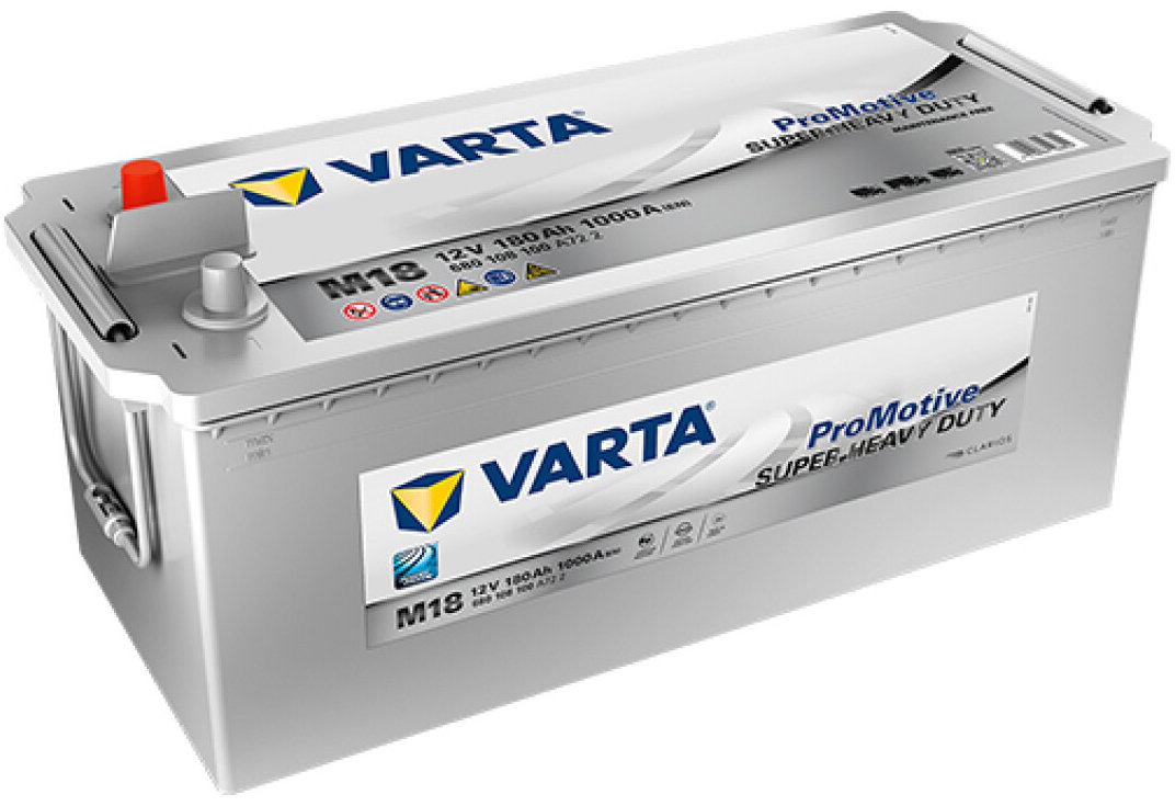 Акція на Автомобільний акумулятор Varta 6СТ-180 Promotive Silver M18 (680108100) від Y.UA