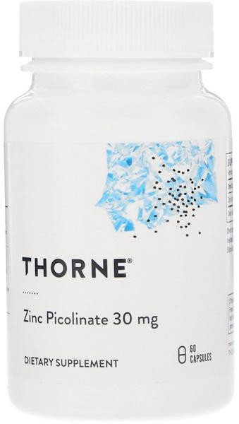 Акція на Thorne Research Zinc Picolinate 30 mg 60 Caps Пиколинат цинка усиленный від Stylus