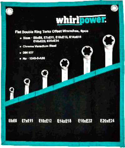 

Whirlpower Набор ключей Е6-Е24 6шт. чехол