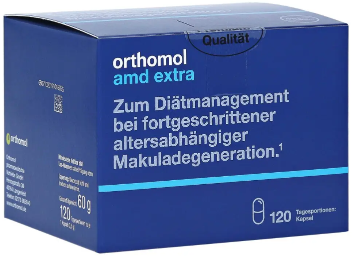 Акція на Orthomol Amd Extra Ортомол АМД Экстра 120 дней (капсулы) від Stylus