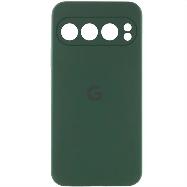 

Lakshmi Premium Silicone Case з Logo Full Camera Cyprus Green for Google Pixel 9 Pro Xl