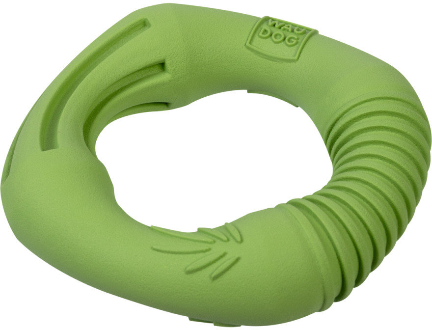 Акція на Игрушка для собак Waudog Fun Natural Кольцо биоразлагаемая резина 12 см Зеленый (621218) від Stylus