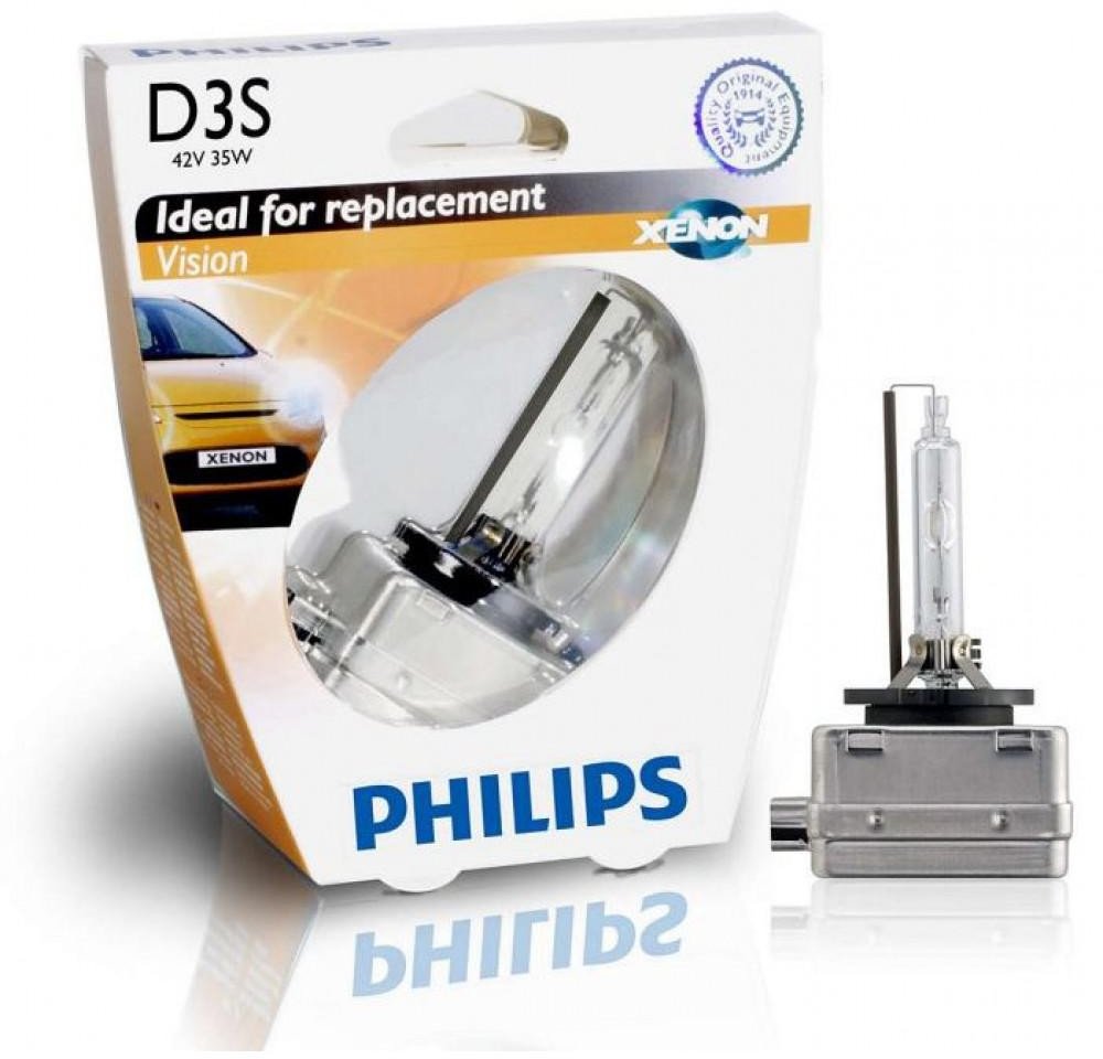 Акція на Ксеноновая лампа Philips D3S Vision (ориг) 42403VIS1 від Stylus