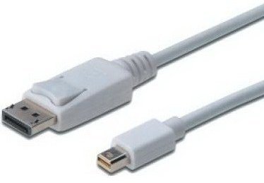 Акція на Digitus Cable Assmann MiniDisplayPort M to DisplayPort M 3m White (AK-340102-030-W) від Y.UA