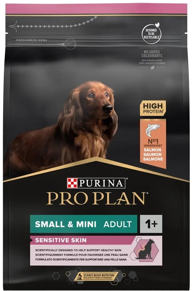 

Сухой корм для собак Purina ProPlan Small&Min с чувствительной кожей с лососем 3 кг (12272215)