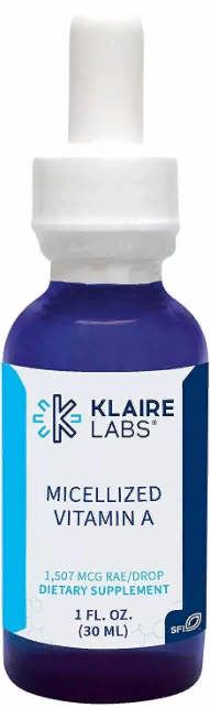 

Klaire Labs Micellized Vitamin A Вітамін А 30 мл