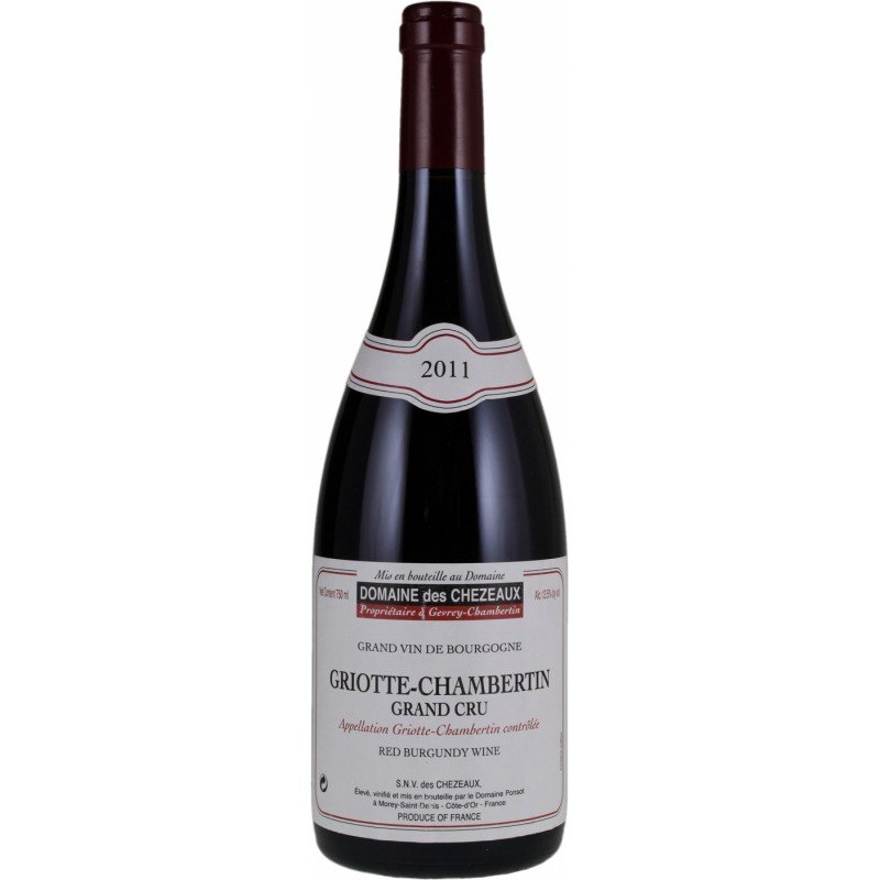 Акція на Вино Domaine Des Chezeaux Griotte-Chambertin Grand Cru, 2011 (0,75 л) (BW22054) від Stylus