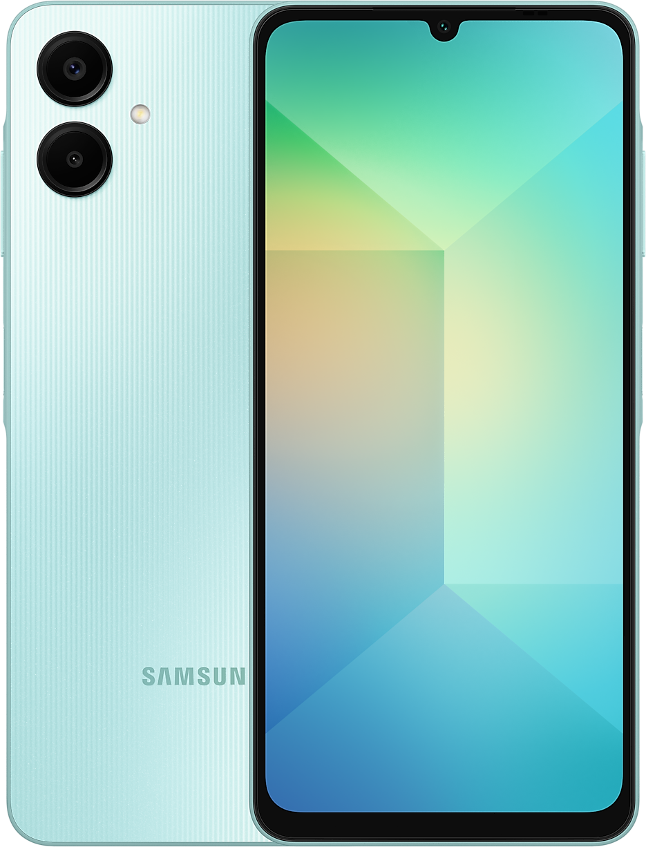 Акція на Samsung Galaxy A06 4/128GB Light Green A065F від Y.UA