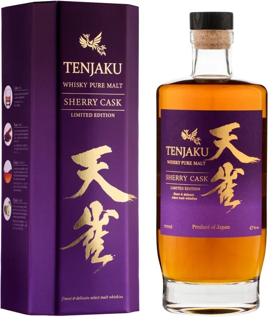 

Виски Tenjaku Pure Malt Sherry Cask 43% 0.7 л (4582410701181)