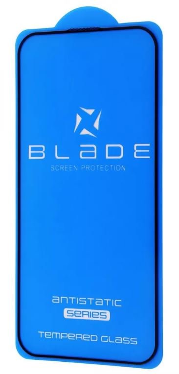 

Blade Tempered Glass Antistatic Series Full Glue Black for iPhone 16 / 15 / 14 Pro