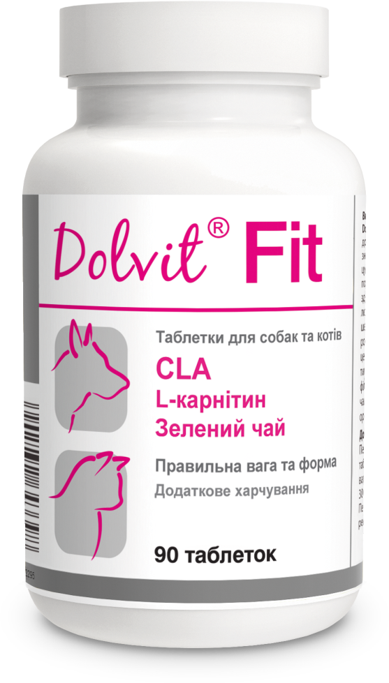 Акція на Витаминно-минеральная добавка Dolfos Dolvit Fit для собак и кошек с избыточным весом 90 табл. (5936-90) від Stylus