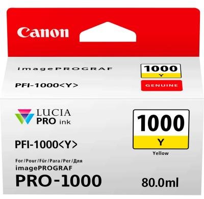 

Canon PFI-1000Y Yellow (0549C001)