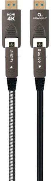 Акція на Cablexpert (AOC) HDMI-A/D на A/D V.2.0 4К 60Гц 30 м (CCAP-HDMIDD-AOC-30M) від Stylus