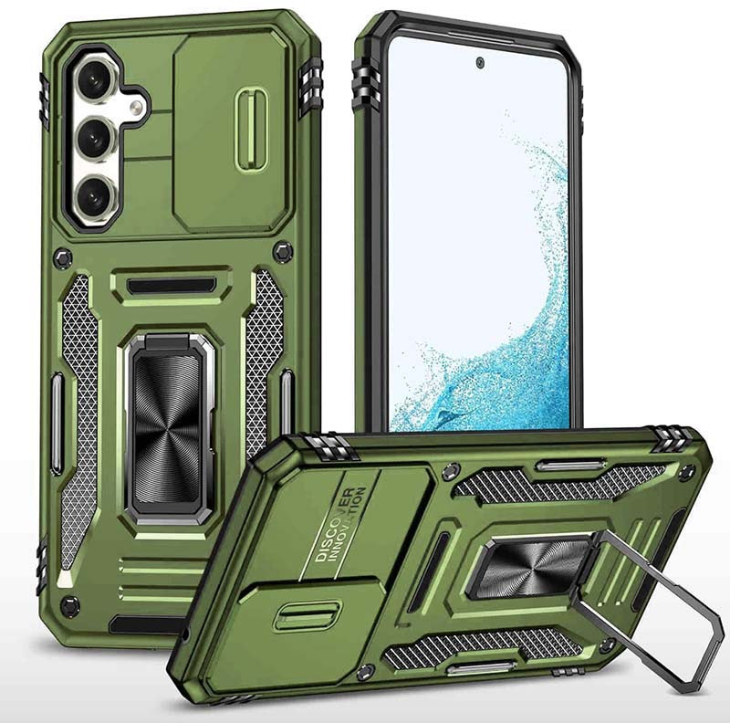 

Mobile Case Camshield Army Ring Army Green for Samsung A356 Galaxy A35 / A556 Galaxy A55