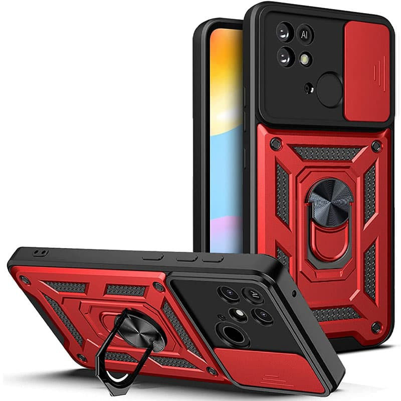 

Mobile Case Camshield Serge Ring Red для Xiaomi Poco C40