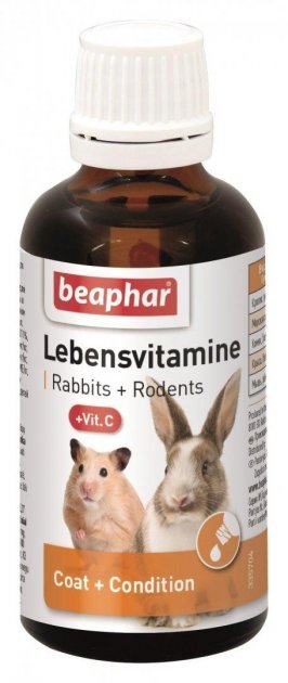 

Витамины для грызунов Beaphar Lebensvitamine 50 мл (13173)