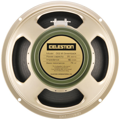 

Гитарный динамик Celestion T1221 G12M Greenback (16Ω)