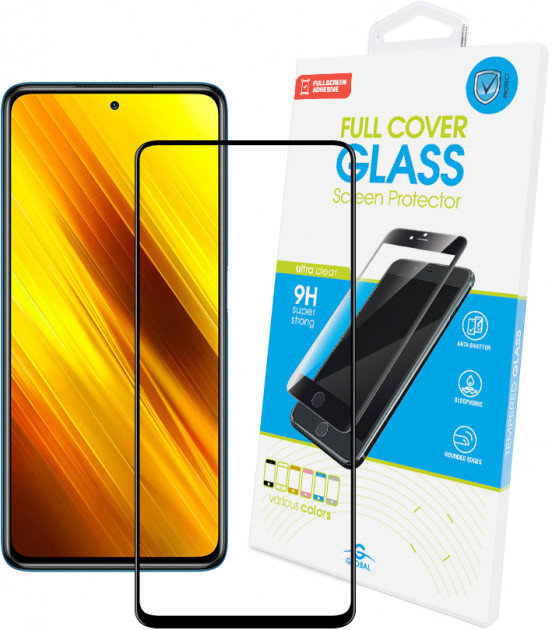 

Global Tempered Glass Full Glue Black for Xiaomi Poco X3 / Poco X3 Pro