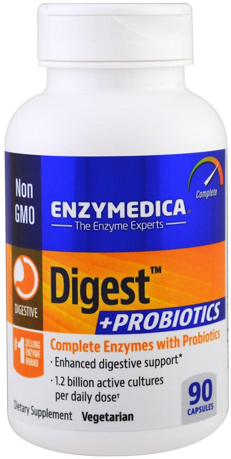 Акція на Enzymedica Digest + Probiotics Ферменты и пробиотики 90 капсул від Stylus