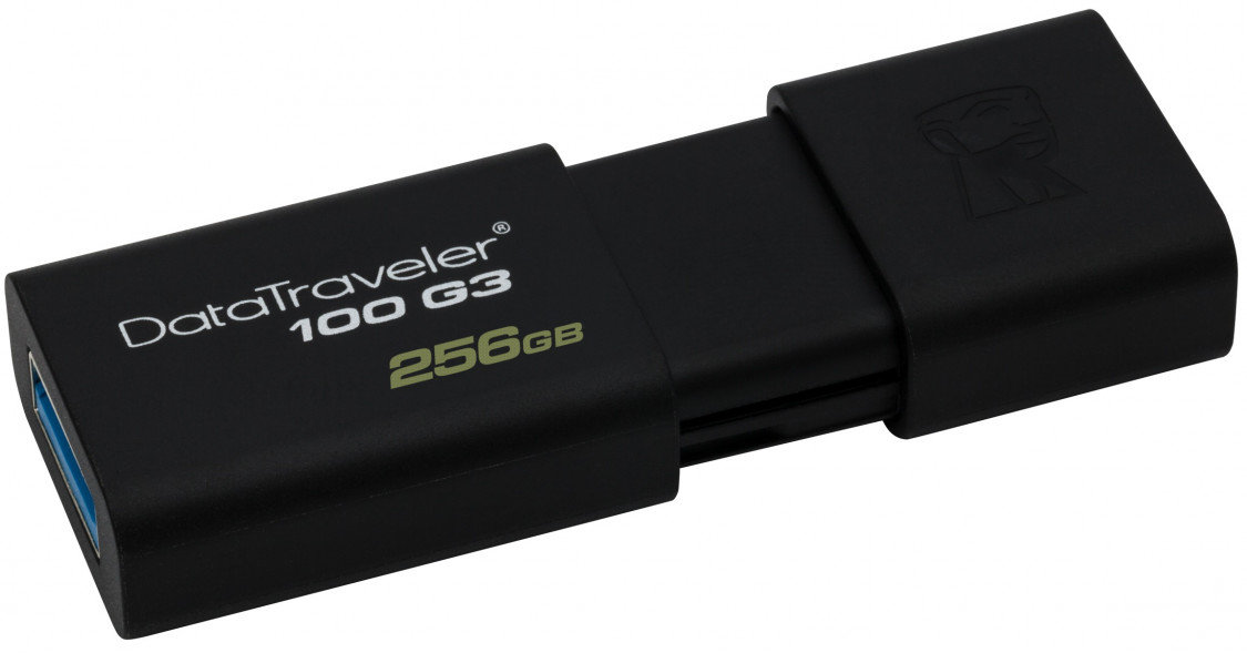 

Kingston 256GB DataTraveler 100 G3 Usb 3.0 Black (DT100G3/256GB)