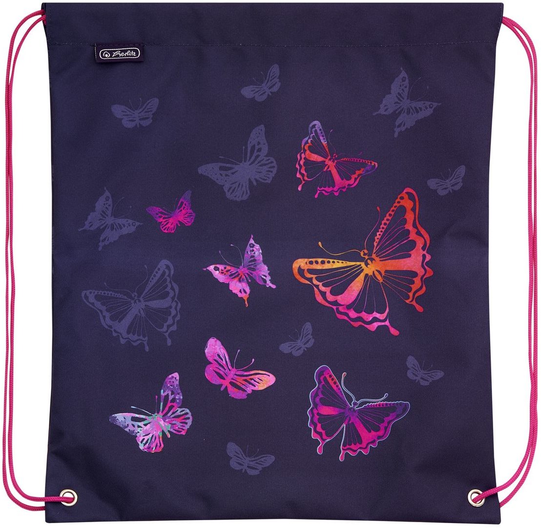 

Сумка для обуви Herlitz Rainbow Butterfly Радужные бабочки (50026432B)