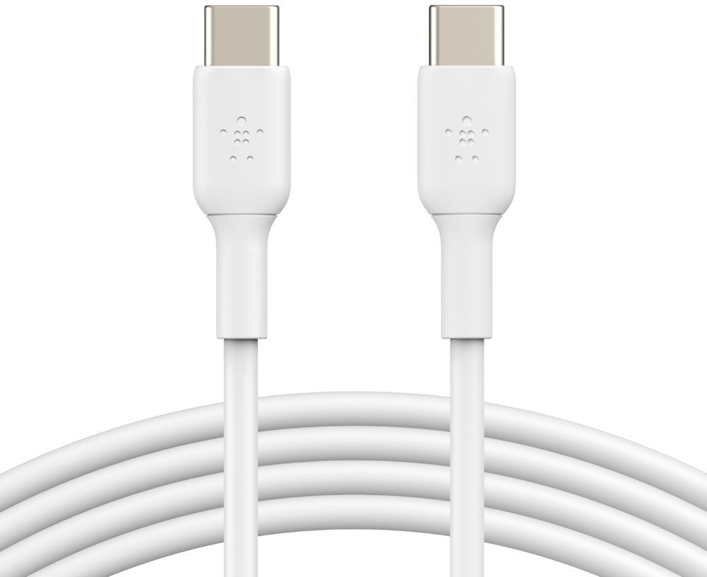 Акція на Belkin Cable USB-С to USB-С Pvc 1m White (CAB003BT1MWH) від Y.UA