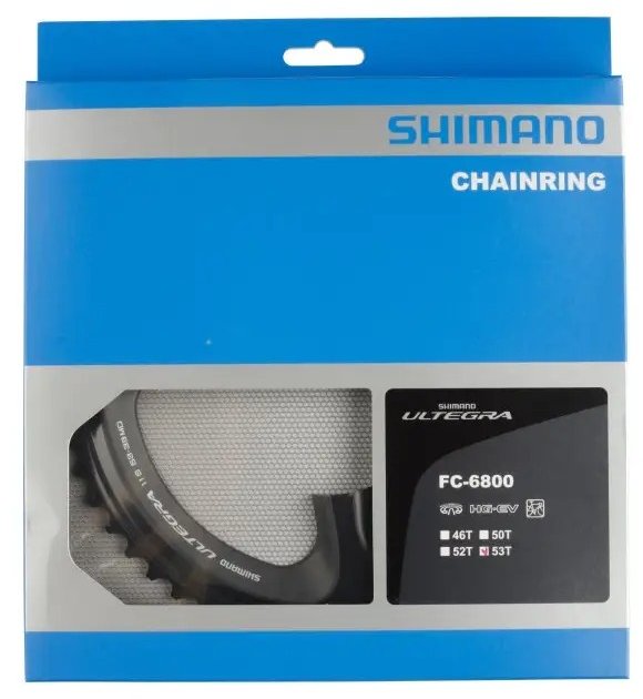 

Звезда шатунов Shimano FC-6800 Ultegra 53зуб. для 53-39 (Y1P498080)