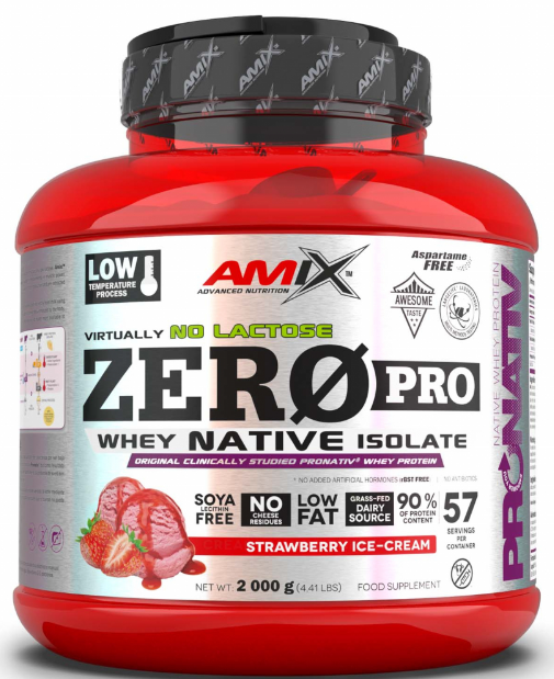 Акція на Amix ZeroPro Protein 2000 g / 57 servings / strawberry ice-cream від Stylus