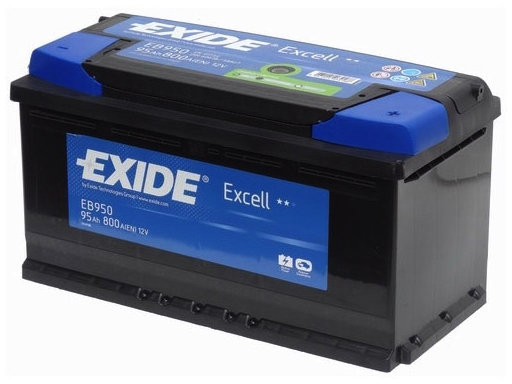 Акція на Автомобільний акумулятор Exide EB950 від Y.UA